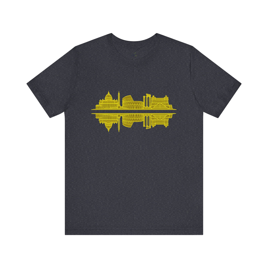 City Skyline Reflection T-Shirt — Rome Landscape