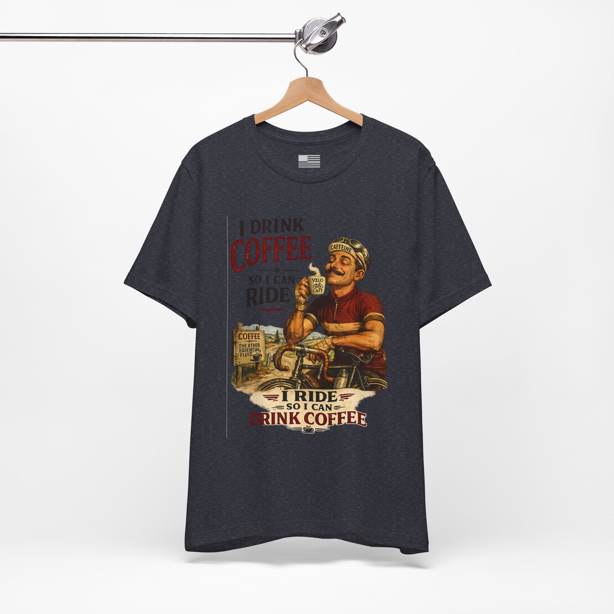 I Drink Coffee So I Can Ride - T-Shirt