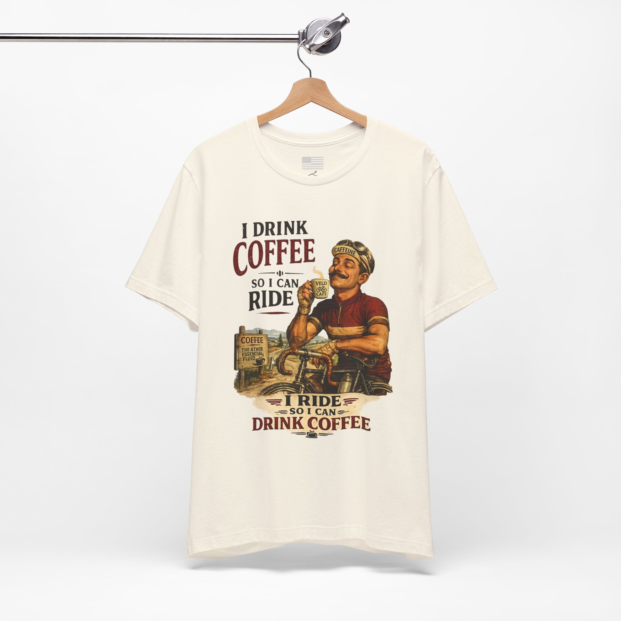 I Drink Coffee So I Can Ride - T-Shirt
