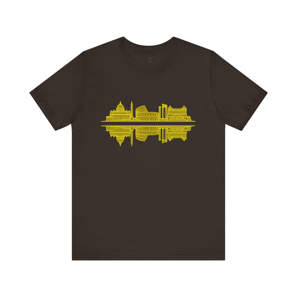 City Skyline Reflection T-Shirt — Rome Landscape