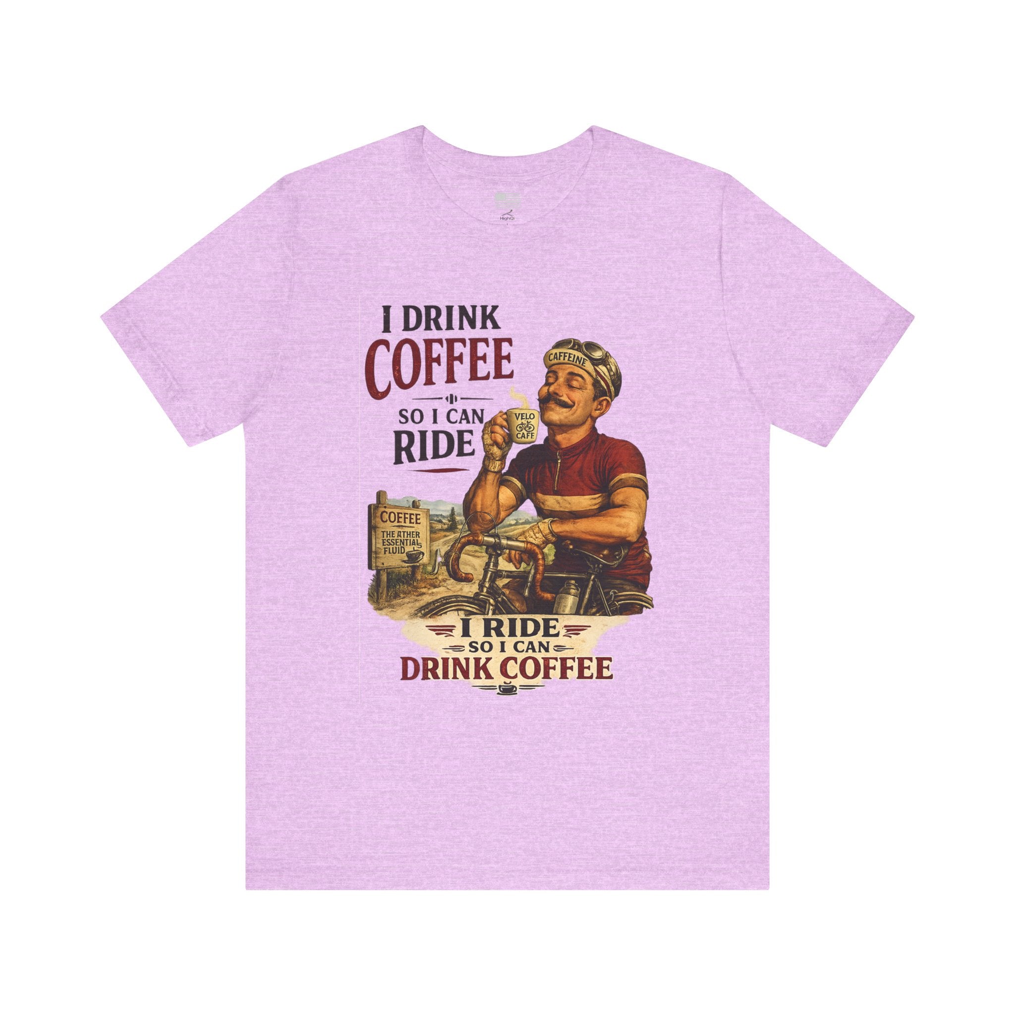I Drink Coffee So I Can Ride - T-Shirt