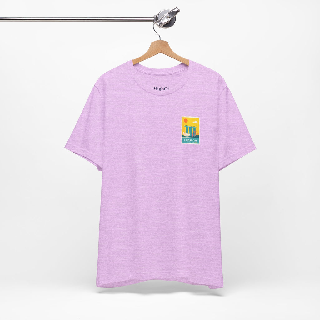 Singapore Postcard Graphic Tee - Vintage Travel Shirt
