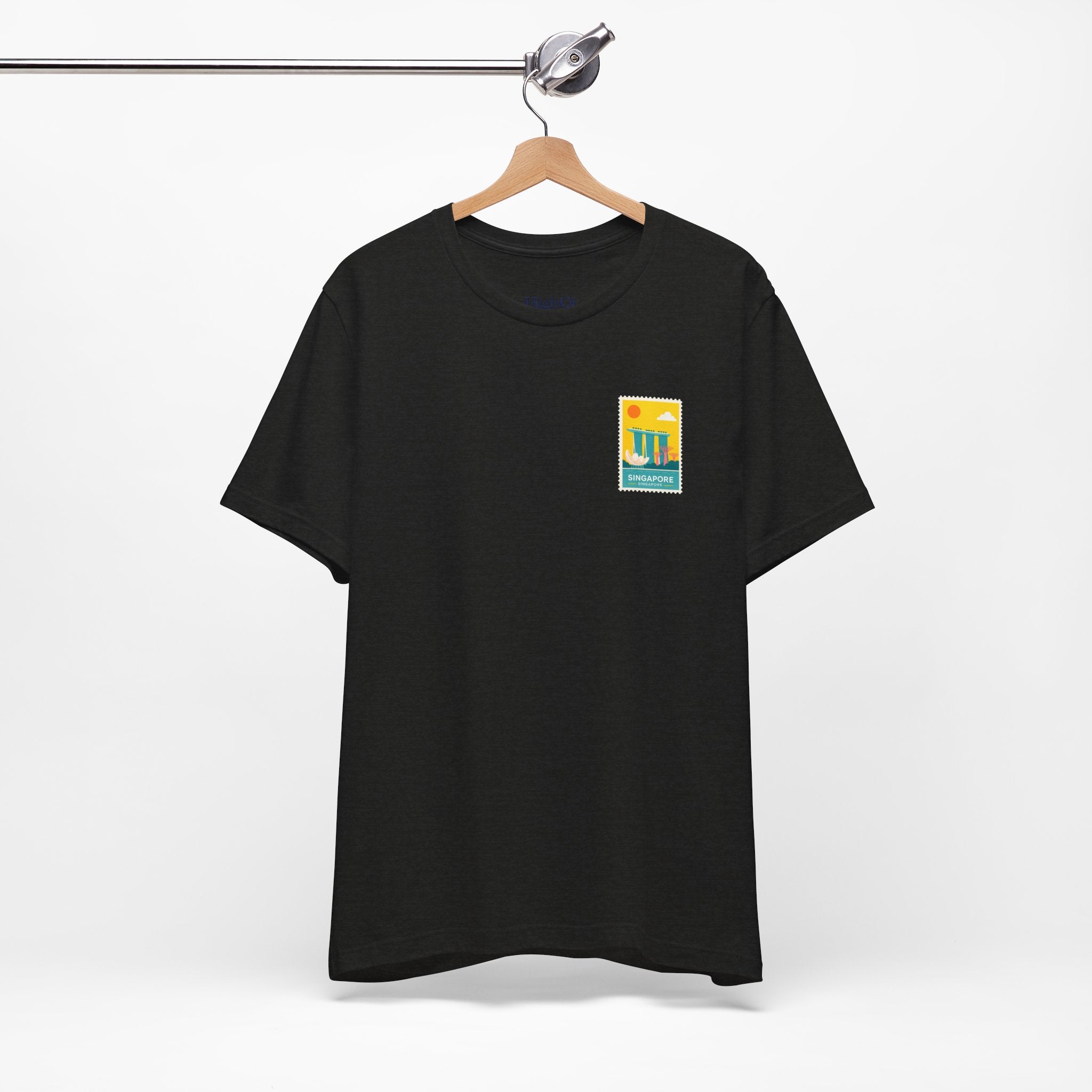 Singapore Postcard Graphic Tee - Vintage Travel Shirt