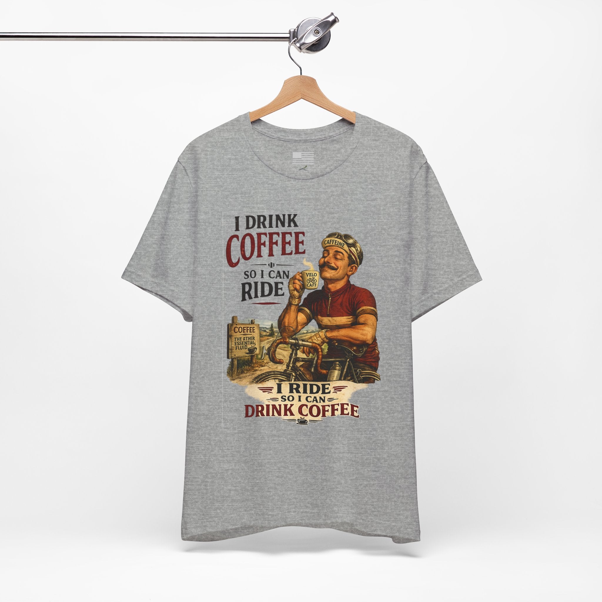 I Drink Coffee So I Can Ride - T-Shirt