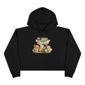 Coffee "Life happens" Cozy Crop Hoodie