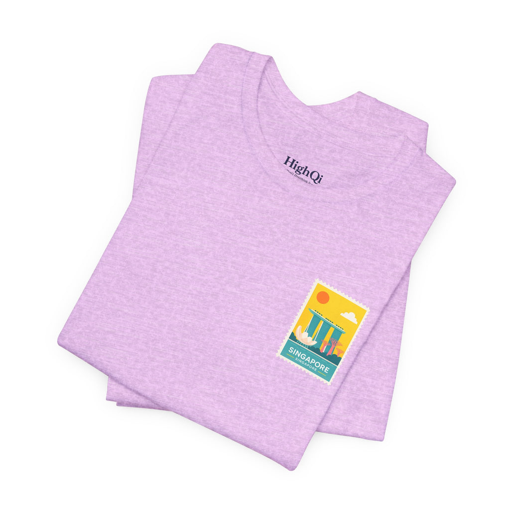 Singapore Postcard Graphic Tee - Vintage Travel Shirt