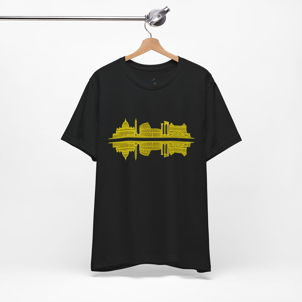City Skyline Reflection T-Shirt — Rome Landscape