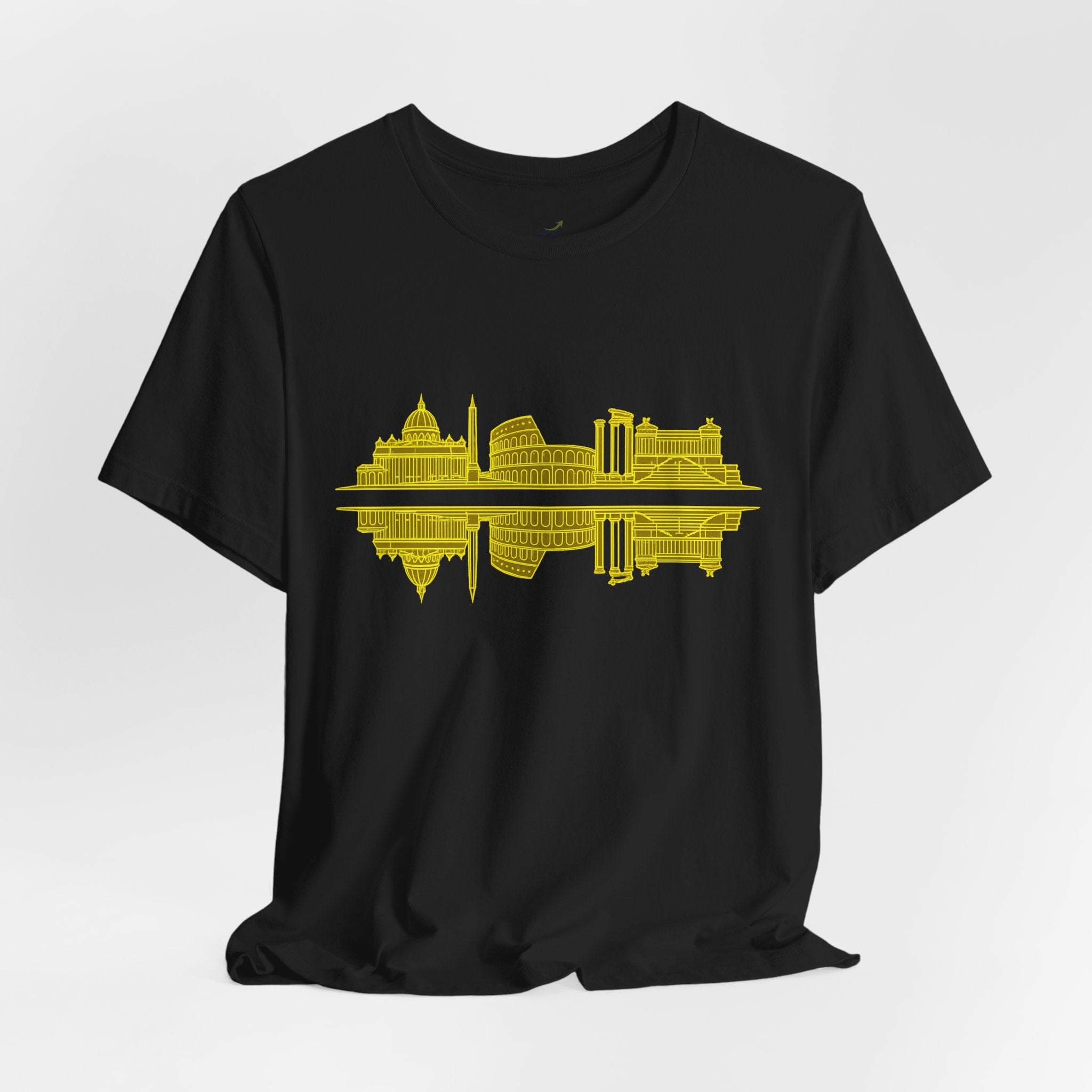 City Skyline Reflection T-Shirt — Rome Landscape