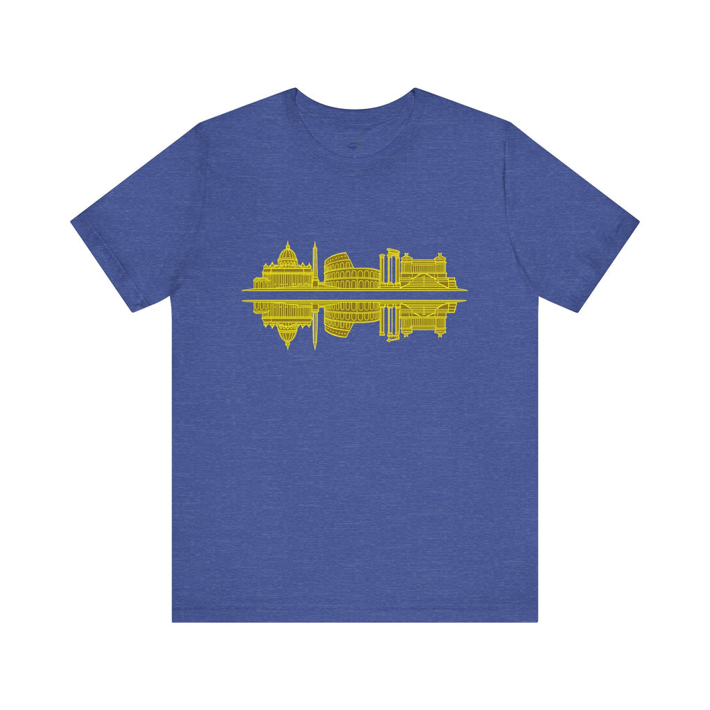 City Skyline Reflection T-Shirt — Rome Landscape