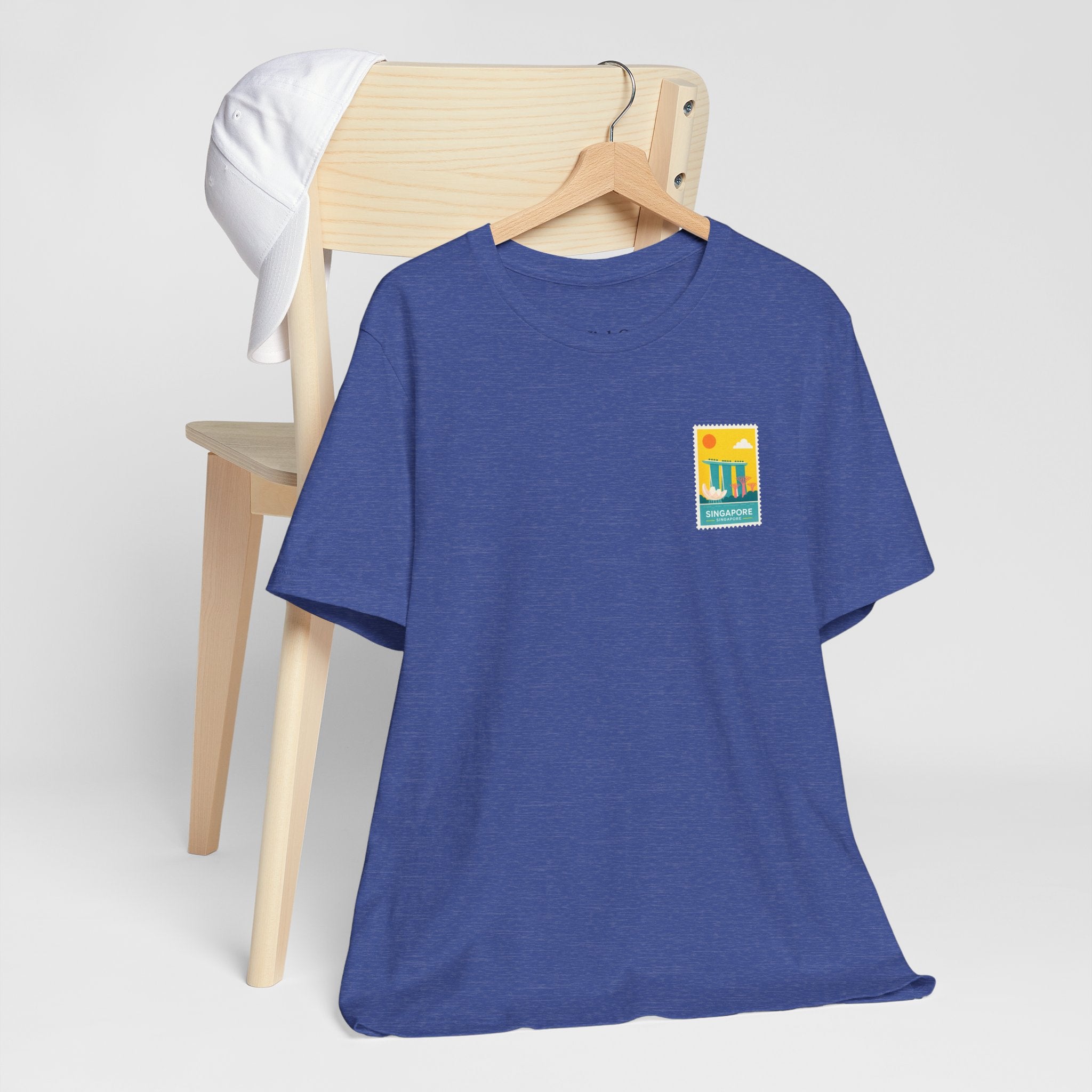 Singapore Postcard Graphic Tee - Vintage Travel Shirt