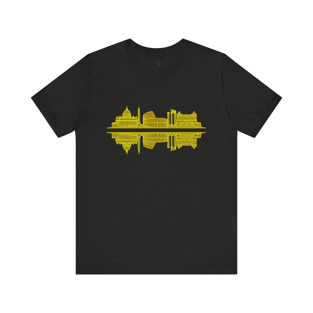 City Skyline Reflection T-Shirt — Rome Landscape
