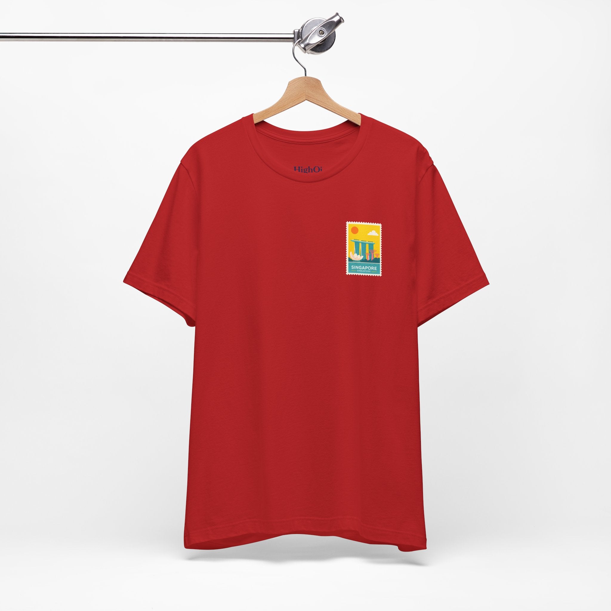 Singapore Postcard Graphic Tee - Vintage Travel Shirt