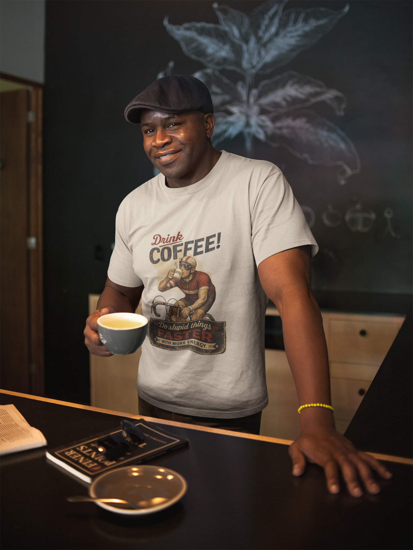 "Drink Coffee! Do Stupid Things with More Energy"  T-Shirt
