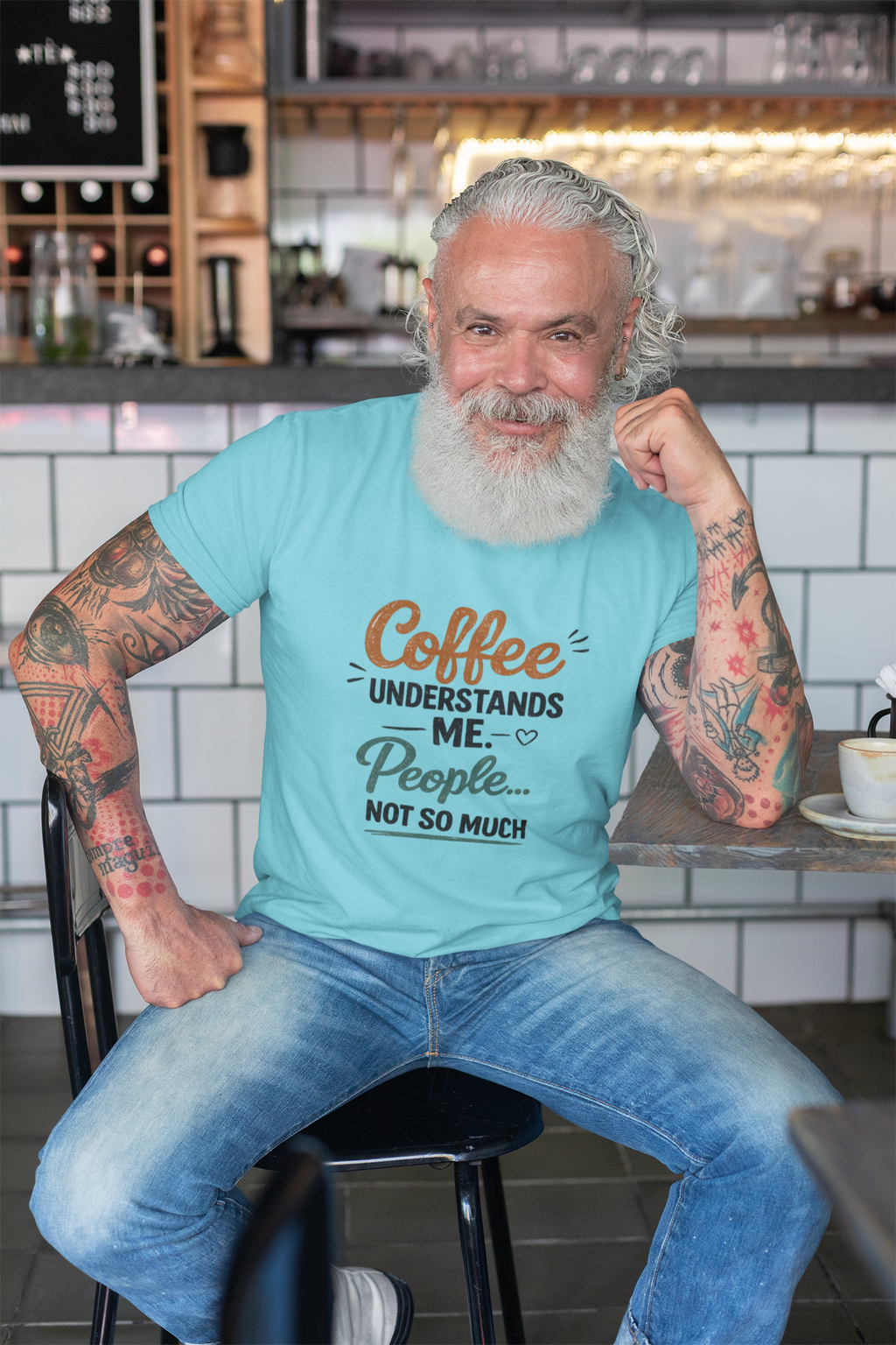 Coffee Understands Me Tee — Funny Coffee Lover Shirt